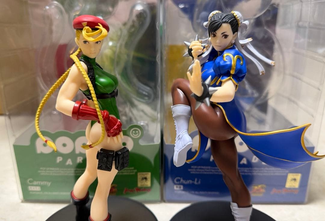 春麗＆キャミィ フィギュア POP UP PARADE 開封済 美品 箱あり