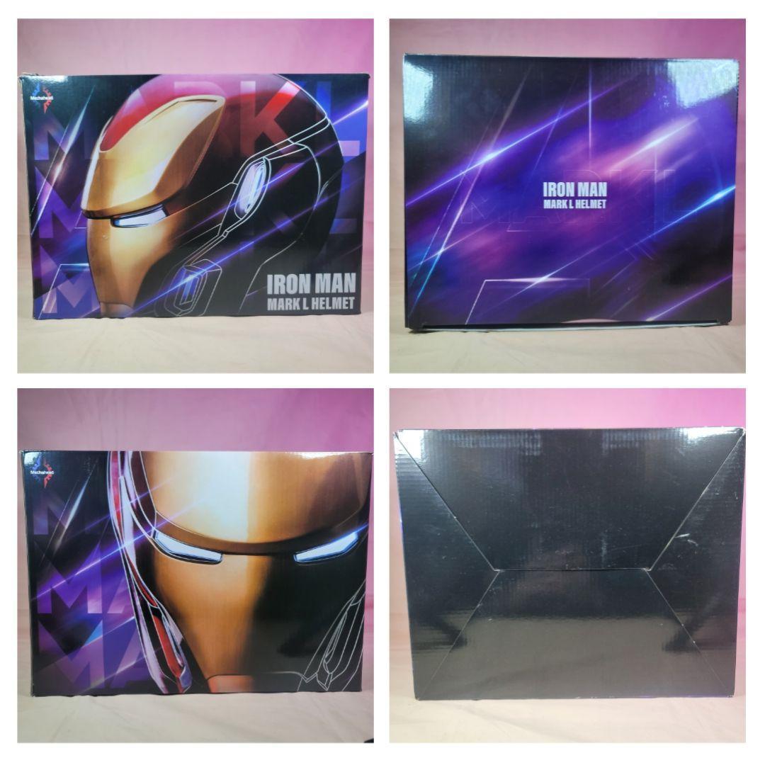 【アイアンマン】最新モデル 音声自動開閉マスク LED マーク50 ヘルメット
