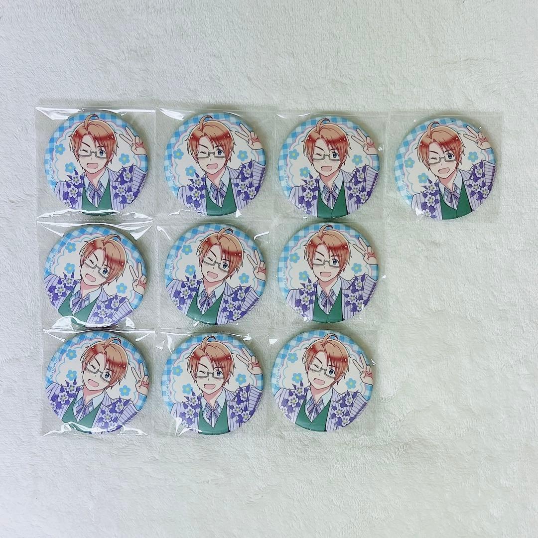 ヘタリア アメリカ フラワーパレード 缶バッジ 10個