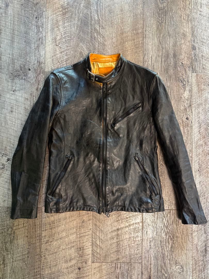 K*t様 BACKLASH(バックラッシュ) ドイツカーフレザーライダースジャケ