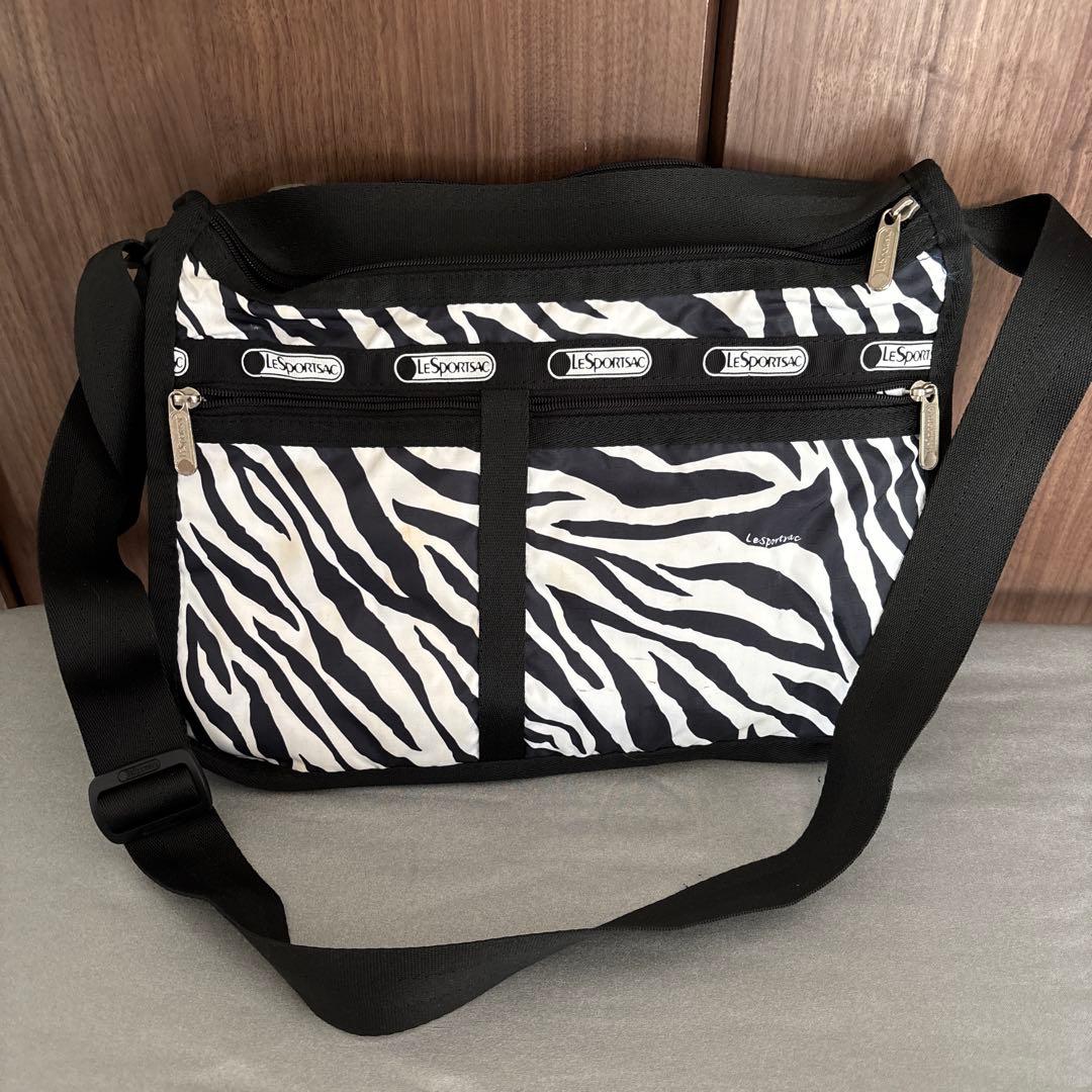LESPORTSAC ゼブラ柄　ボストンバック　3点セット