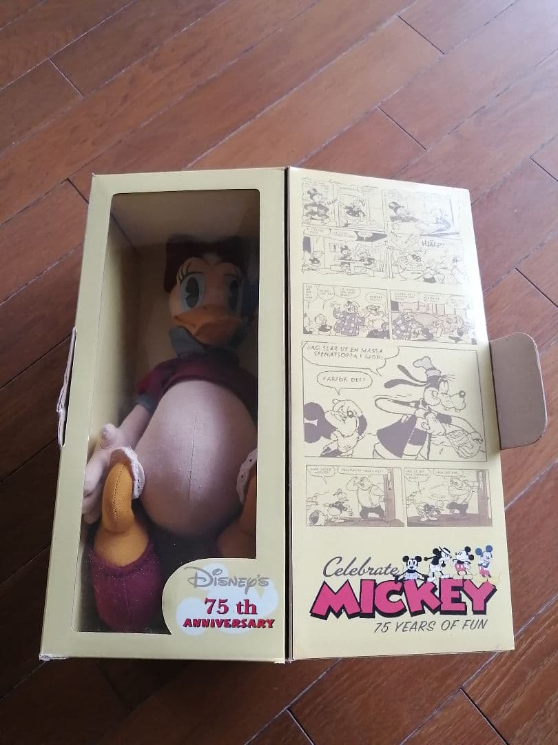 レトロなDisneyデイジーダックぬいぐるみ