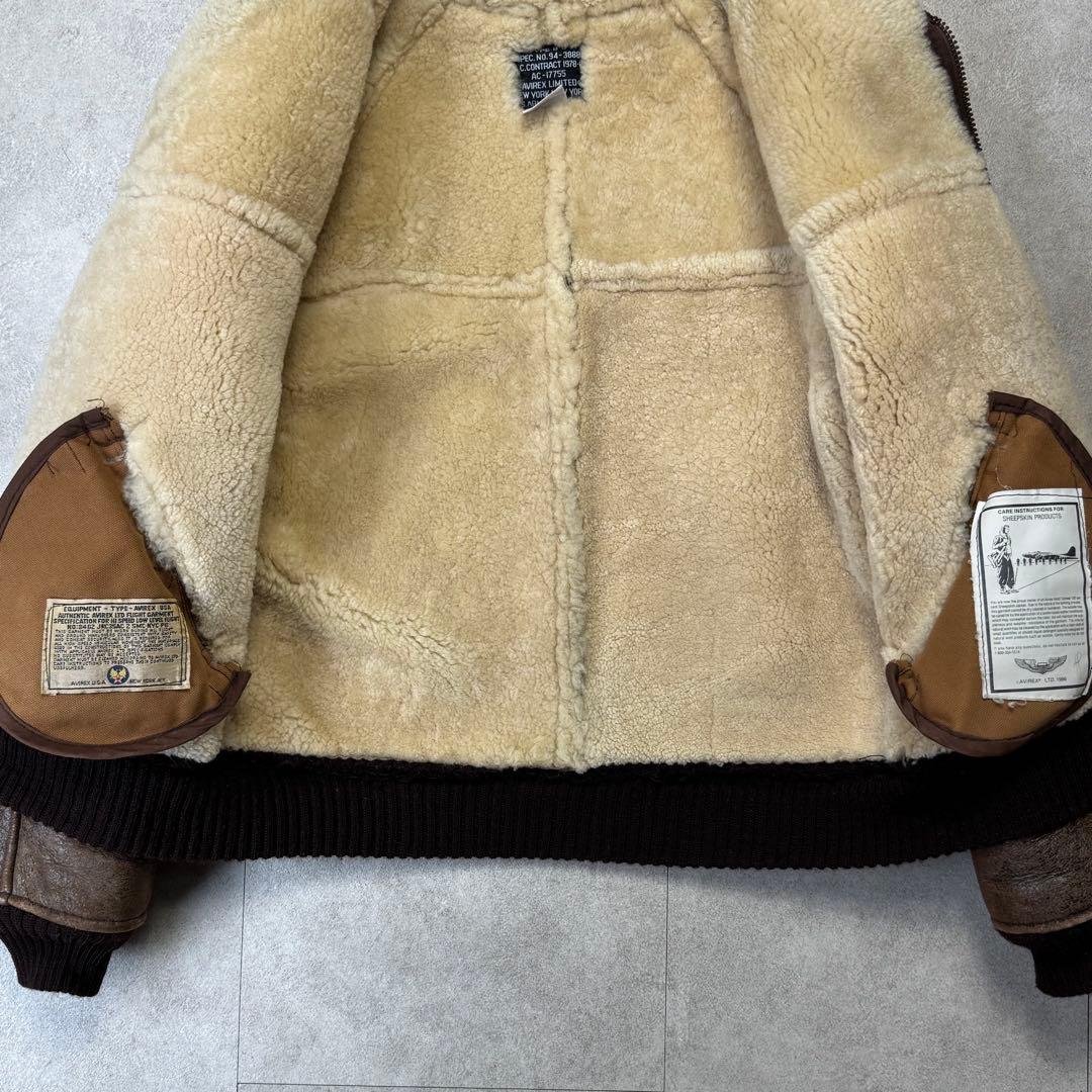 Avirex アヴィレックス ボア ムートンジャケット 38