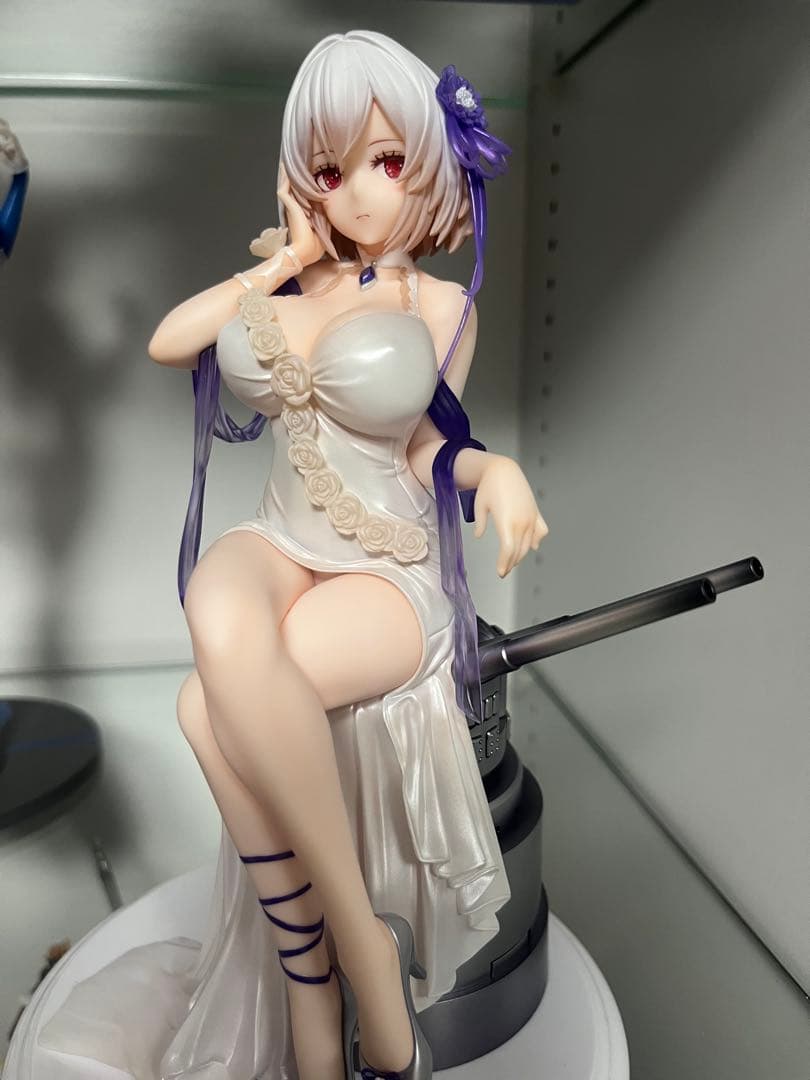 【開封済】 アズールレーン シリアス ホワイトローズ ウェーブ 1/7スケール