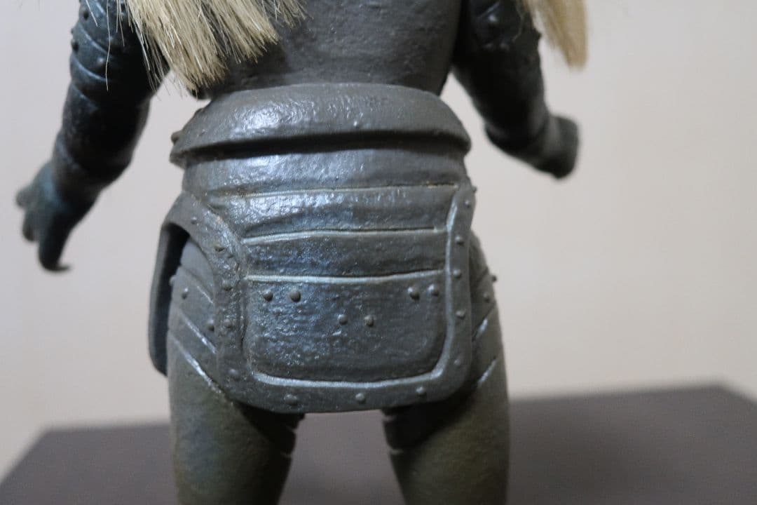 血車魔神斎 変身忍者嵐 ソフビ 50年前 高さ約２６cm バンダイ