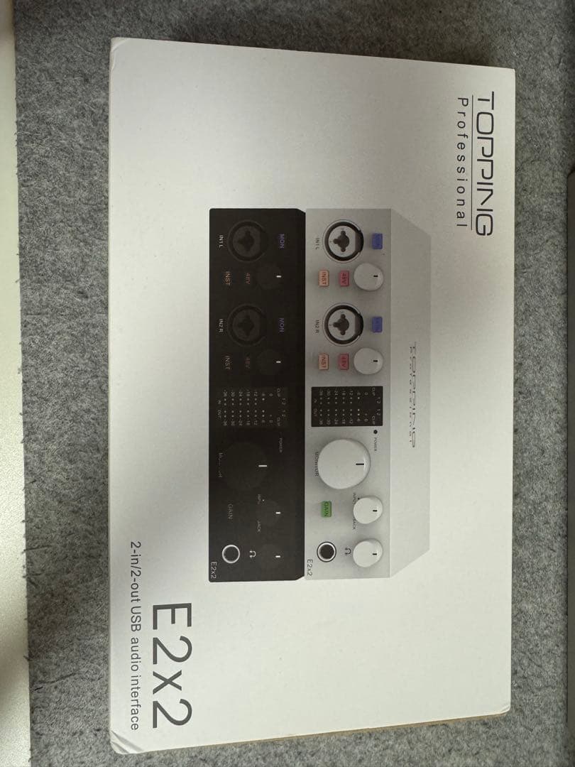 Topping E2X2 USBオーディオインターフェイス