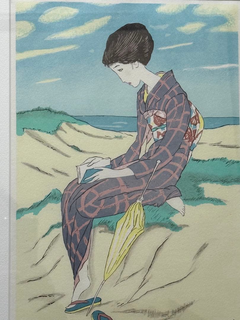 竹久夢二　「秋雲流れて」　限定237/250 美品　年末セール　送料込み1215