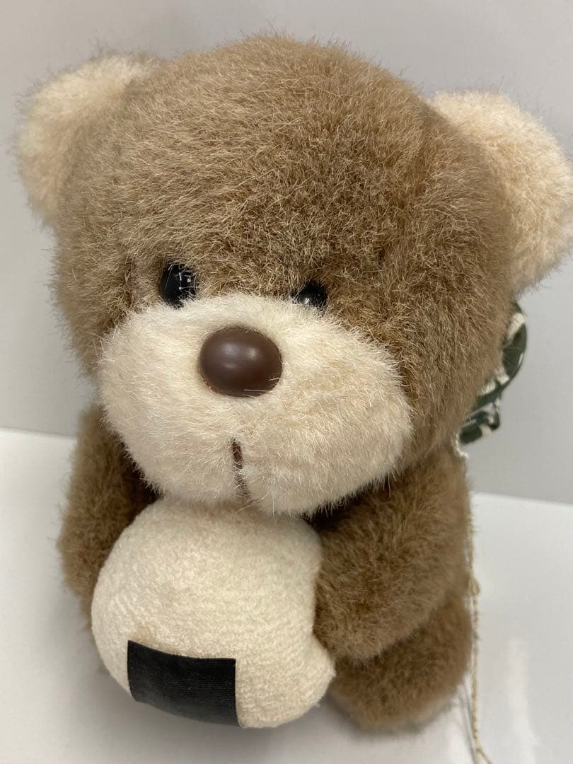 タグ付き ハニートイス　くまじろう くま　ぬいぐるみ 風呂敷 おにぎり