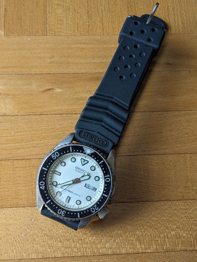 80s SEIKO ダイバーズ　希少ホワイト