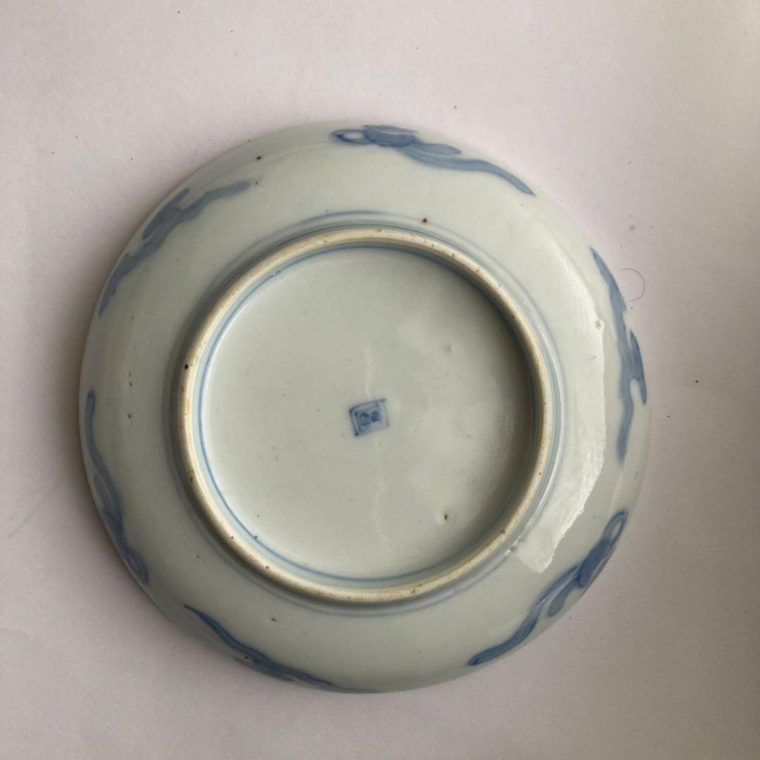 赤絵蝶赤絵皿　器　九谷焼や犬山焼、香蘭社や柿右衛門、大聖寺伊万里、古伊万里好きに