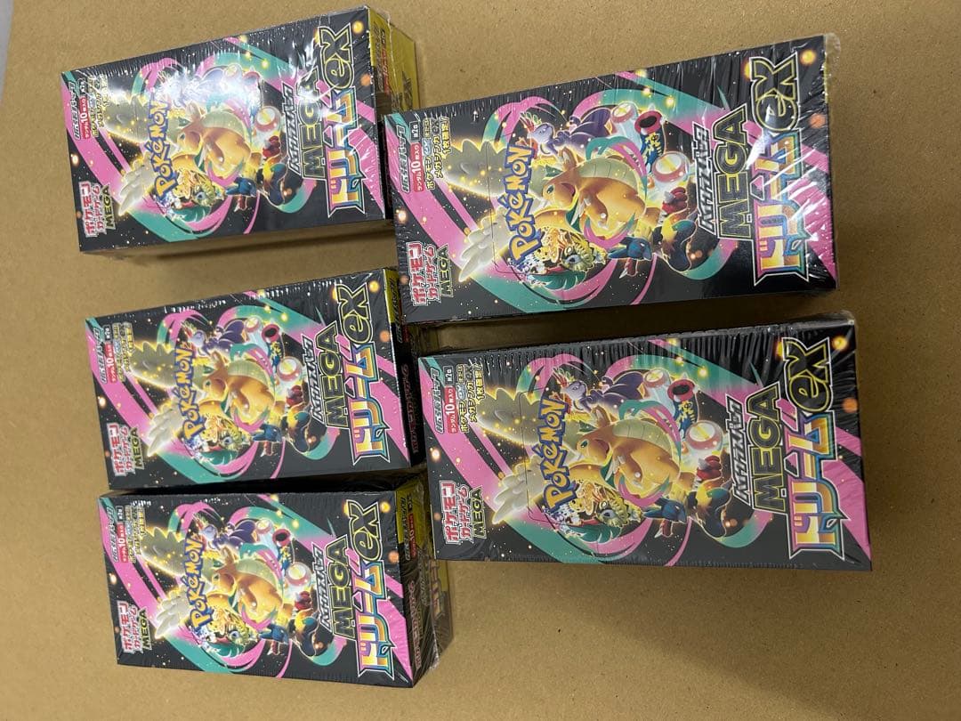 ポケモンカード　メガドリームex 5BOX 新品未開封　シュリンクあり