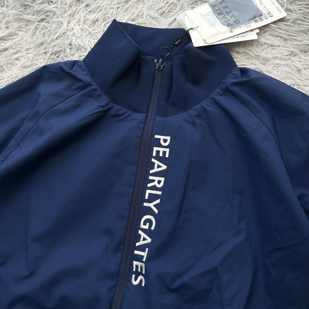 新品　パーリーゲイツ　ジャケット　ブルー　レオパード　ブルー　青　サイズ2