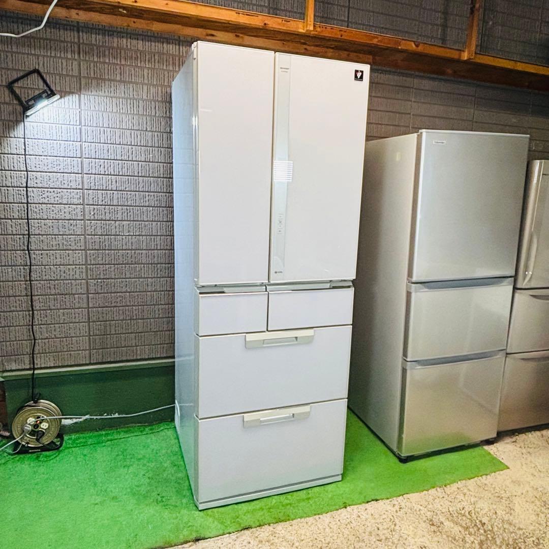 SHARP 501L 冷蔵庫 観音開き 大容量 ファミリー【地域限定配送無料】