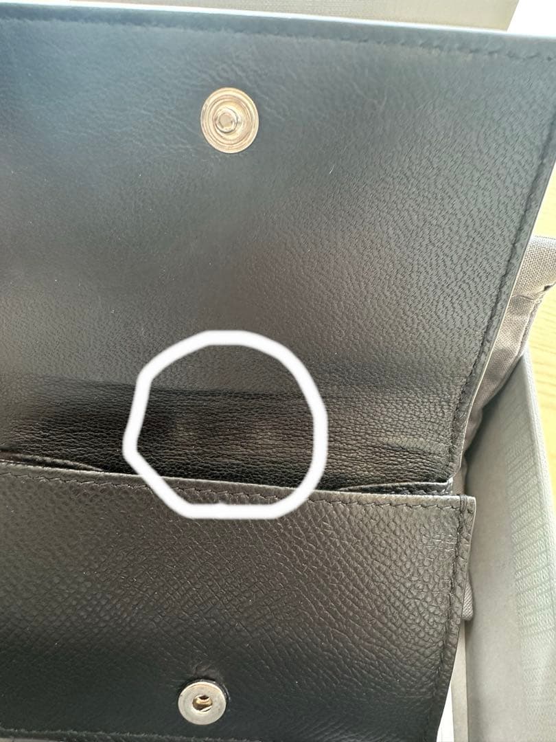 値下げ！BALENCIAGA 三つ折り財布 ブラック