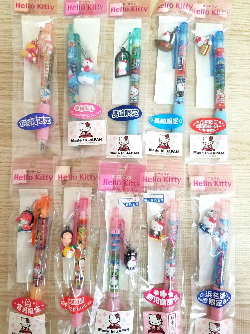 Hello Kitty ご当地ボールペン　シャープペンまとめ売り