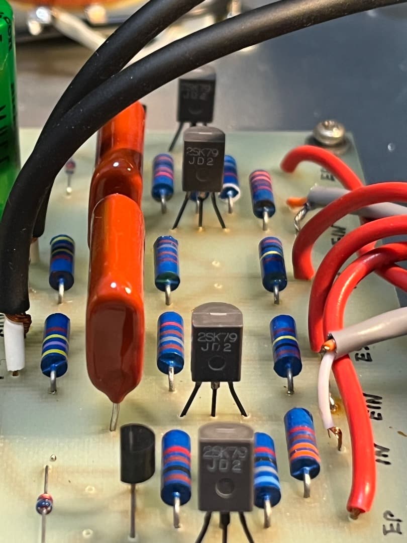 Sony V-FET 2SK79使用　自作プリアンプ