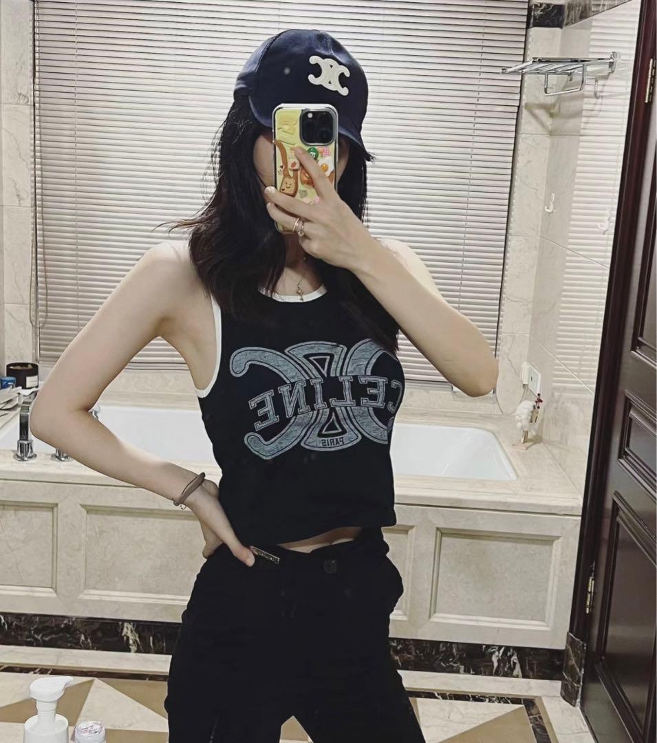 最終金額！Celine セリーヌ LOGOタンクトップ新品未使用