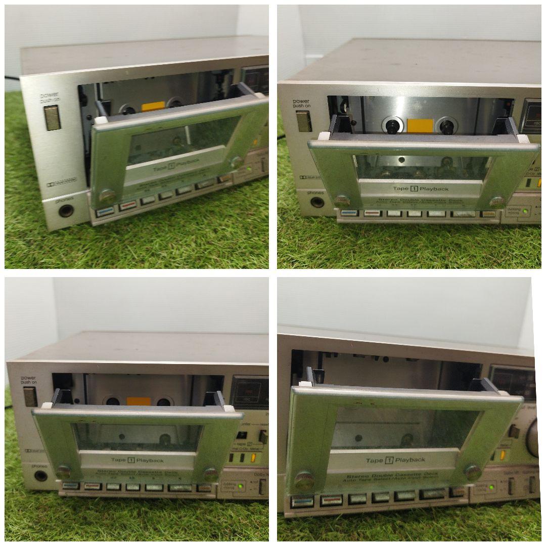 カセットレコーダー ステレオダブルカセットデッキ　Technics-M202