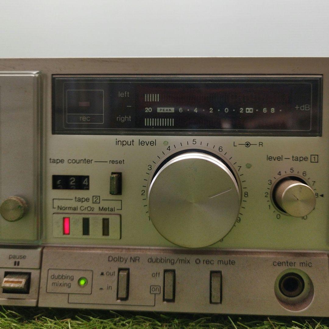 カセットレコーダー ステレオダブルカセットデッキ　Technics-M202