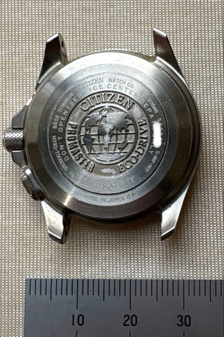 CITIZEN タフマスター　チタン　H330-T008020 難あり