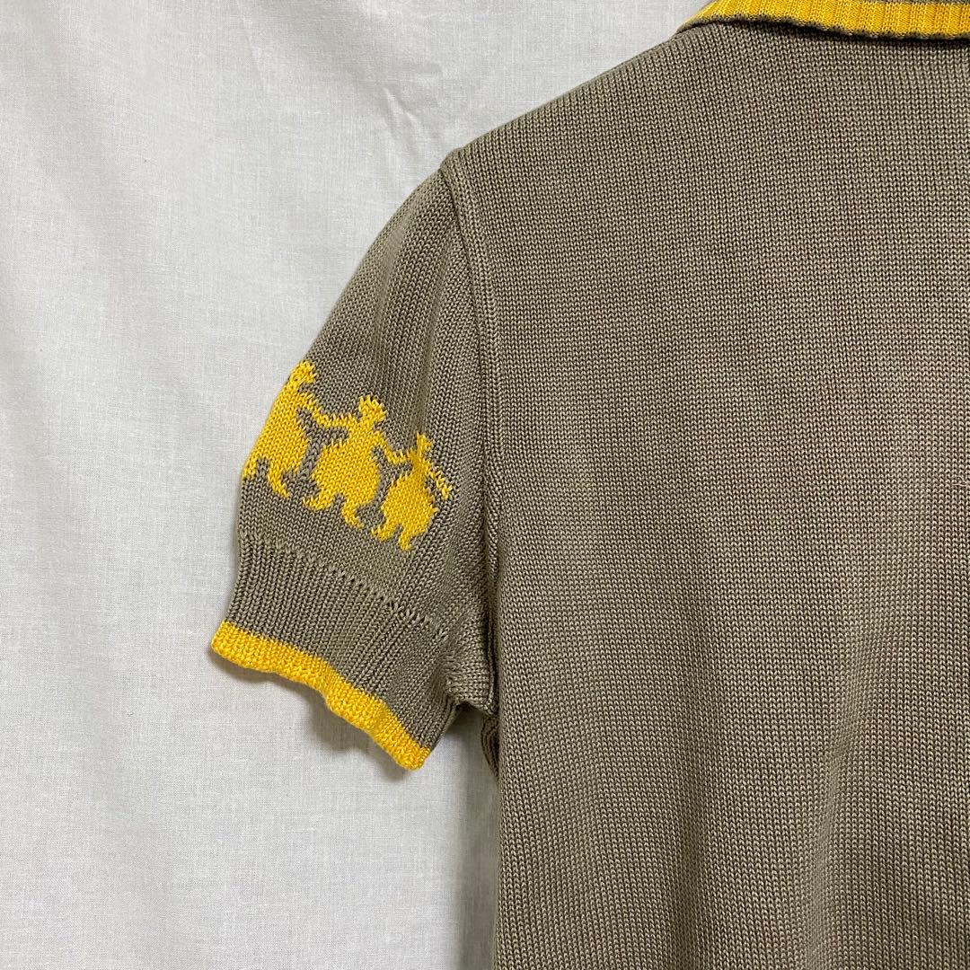 80s-90s FENDI サマーニットポロシャツ