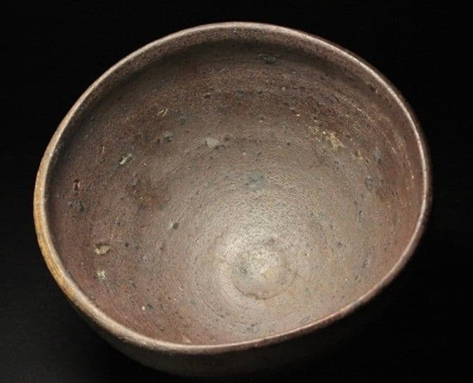 【南蛮茶碗】山本安朗　窯変の美　龍の背窯　焼き締め　抜群の仕上がり　師：川渕直樹