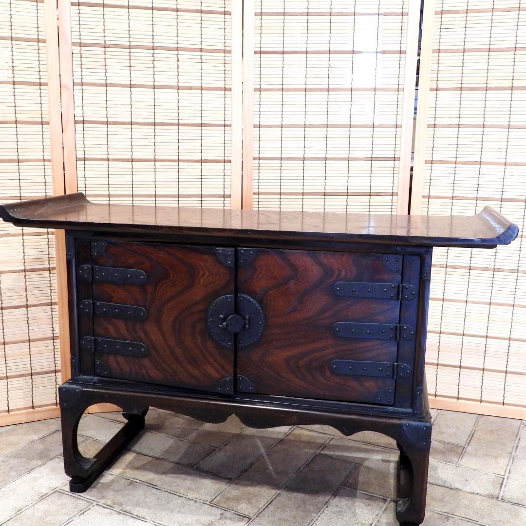 【専用】時代 古美術 李朝家具 飾り棚 収納棚 箪笥 木工芸■A690/4