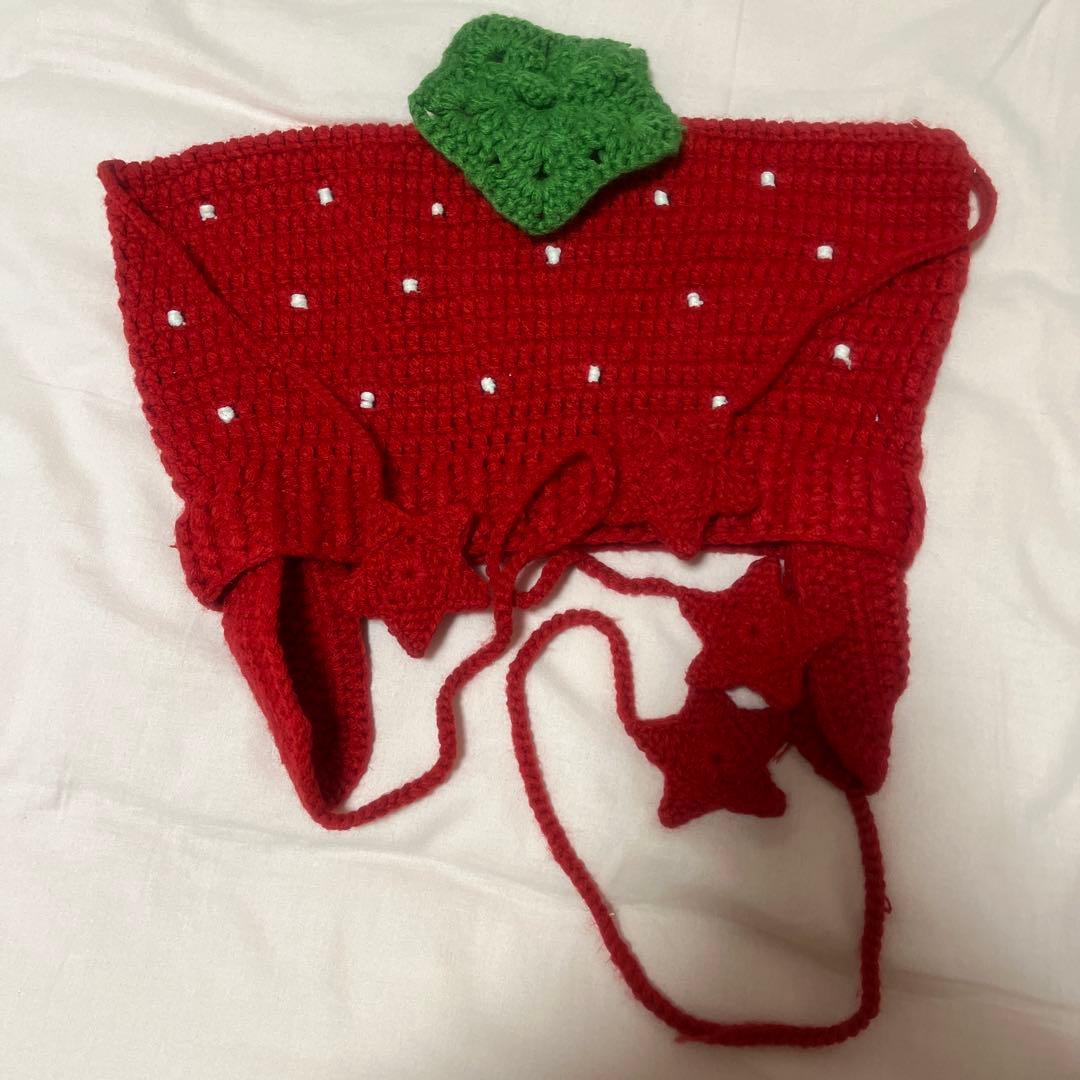 【7日に削除予定】ストロベリーキャットビーニー　HEIHEI ヘイヘイ