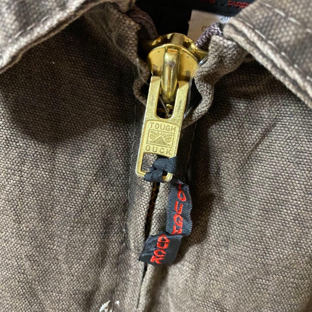 TOUGH DUCK ダック生地　カナダ製デトロイトジャケット　ダークブラウン