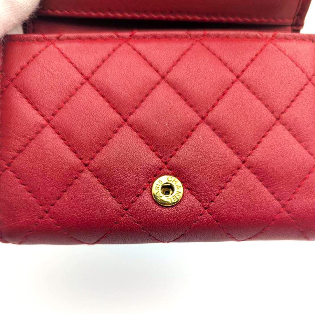 ❤️シャネル 財布　ボーイシャネル マトラッセ ゴールド金具　ラムスキン　正規品