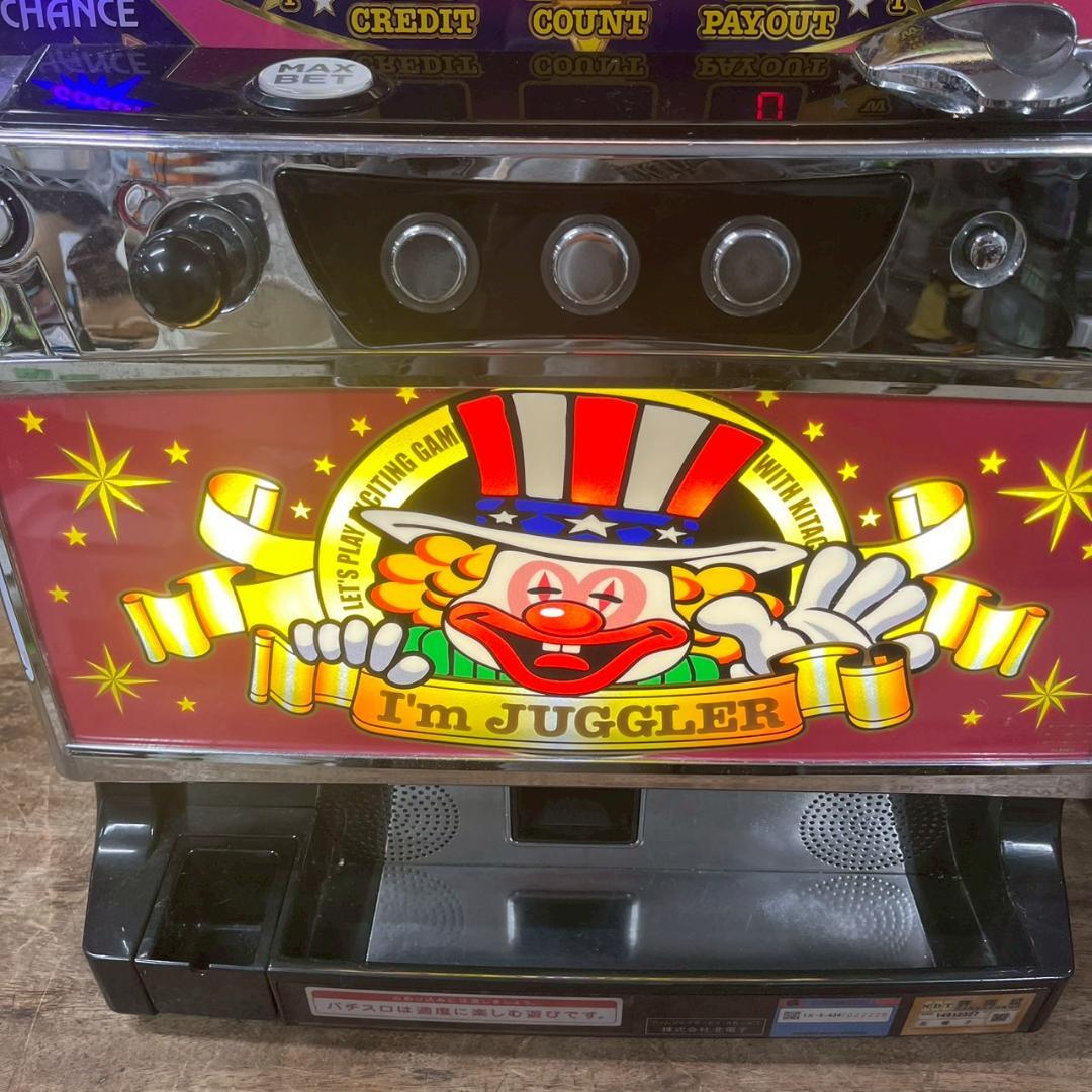 K◆アイムジャグラー EX-AE 実機 パチスロ スロット台 メダル付き