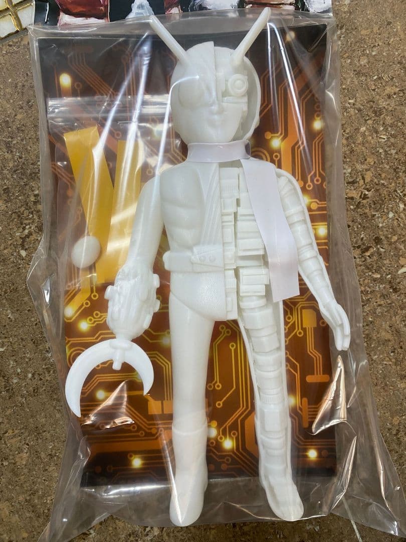 ライダーマン ソフビ人形 仮面ライダー激罕 最初版 高27cm