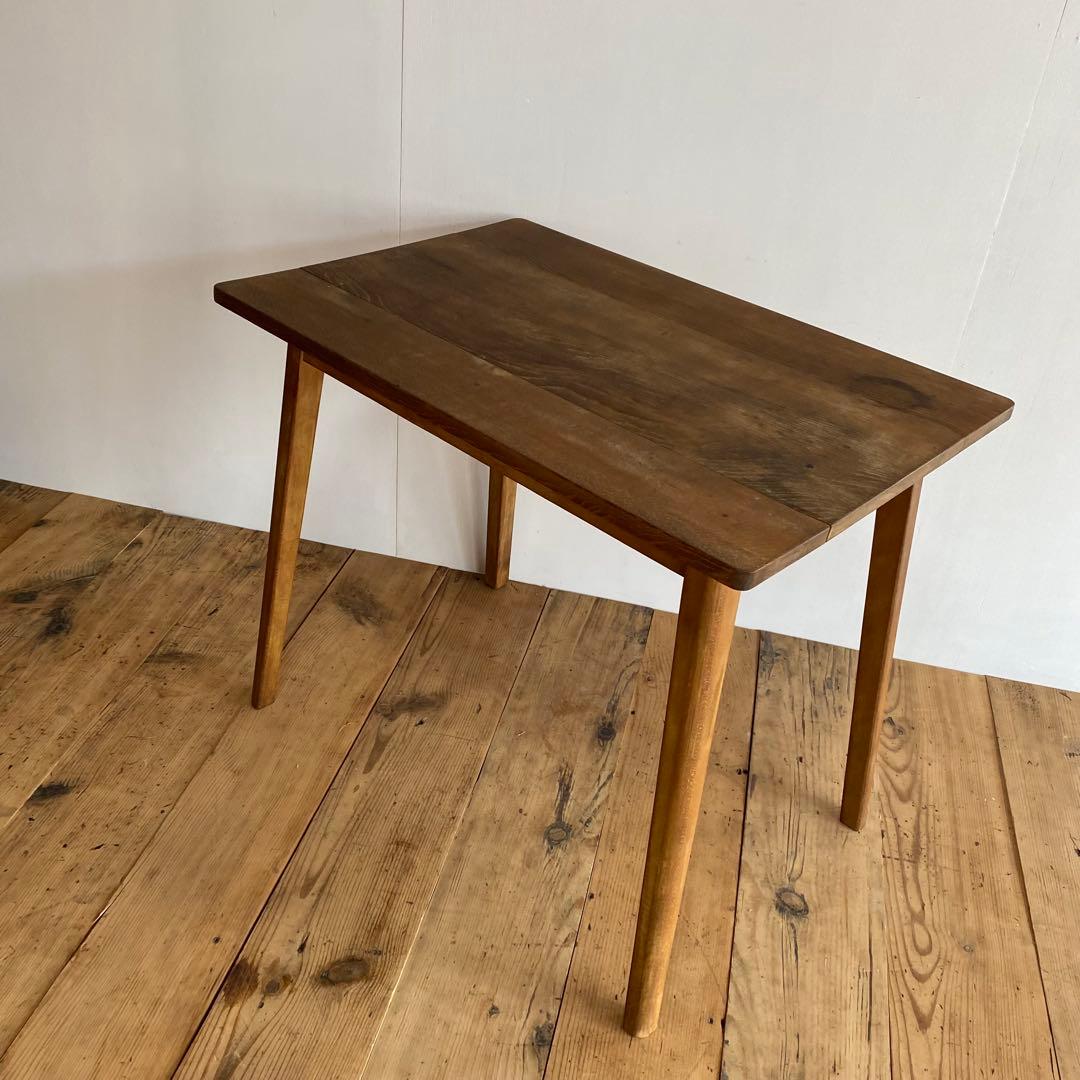 アンティーク テーブル 作業台 机 無垢材 シャビー z743