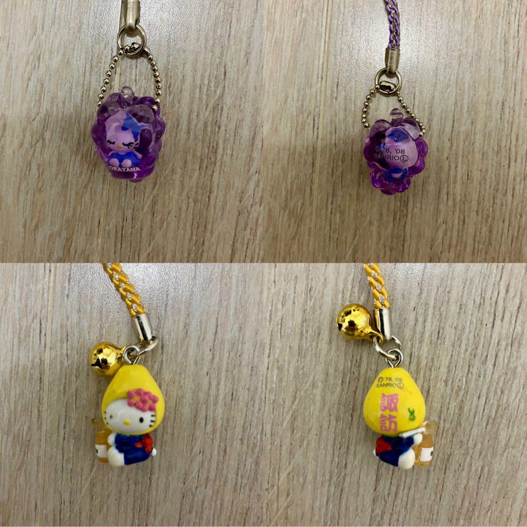 【36個/中古】ご当地キティ 値付け・その他ストラップ まとめセット 限定・廃盤