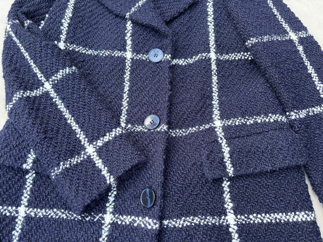 TAGLIATORE ウインドウペン コート 42サイズ レディース