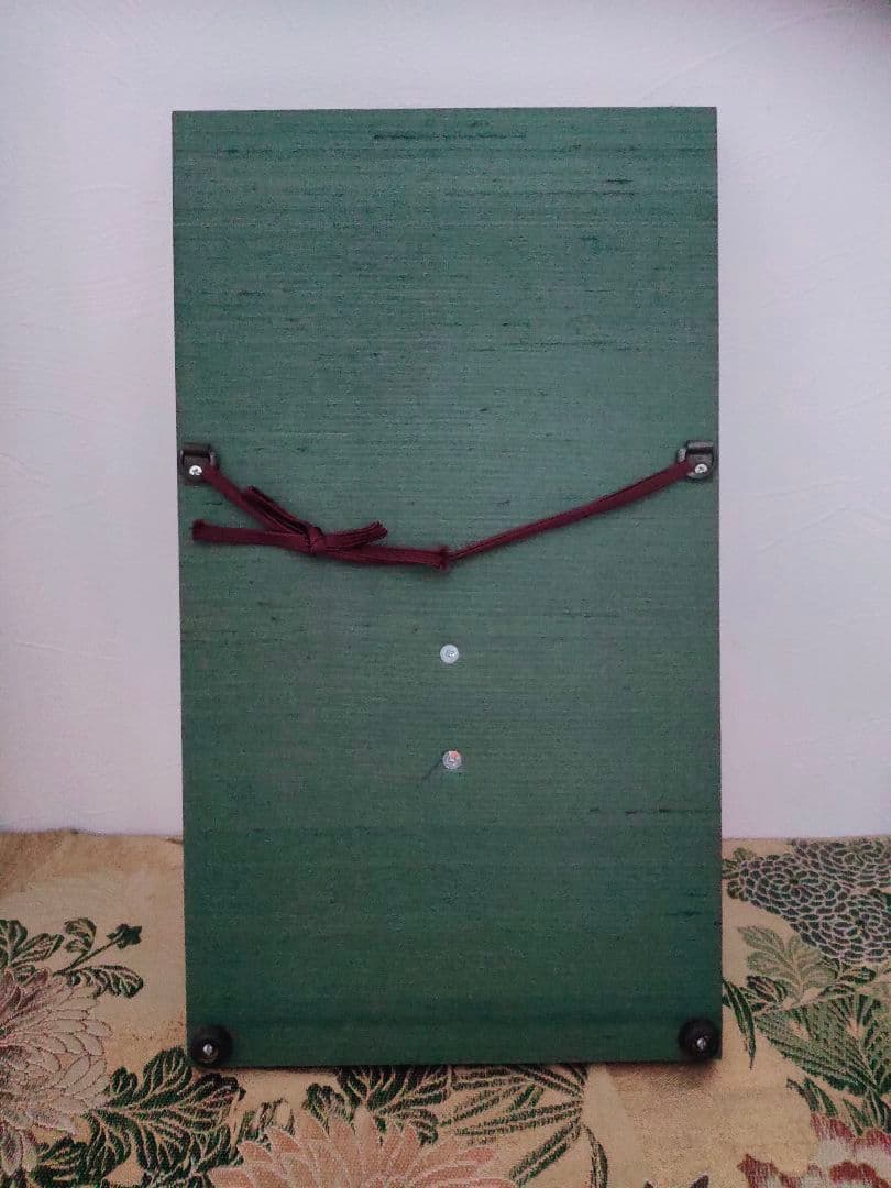 蓮の葉　パート・ド・ヴェール　額