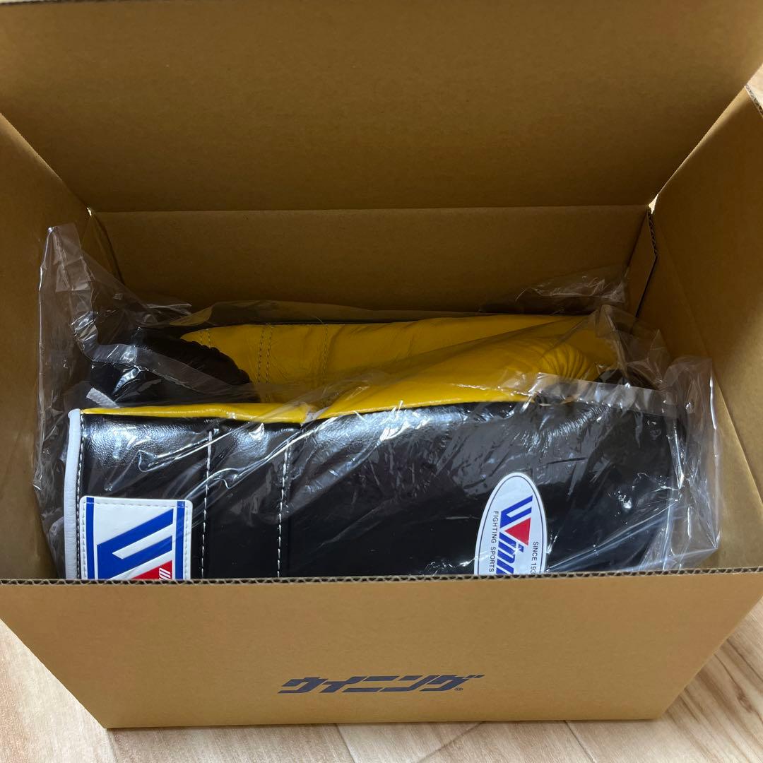 Winning ボクシンググローブ 14oz イエロー/ブラック