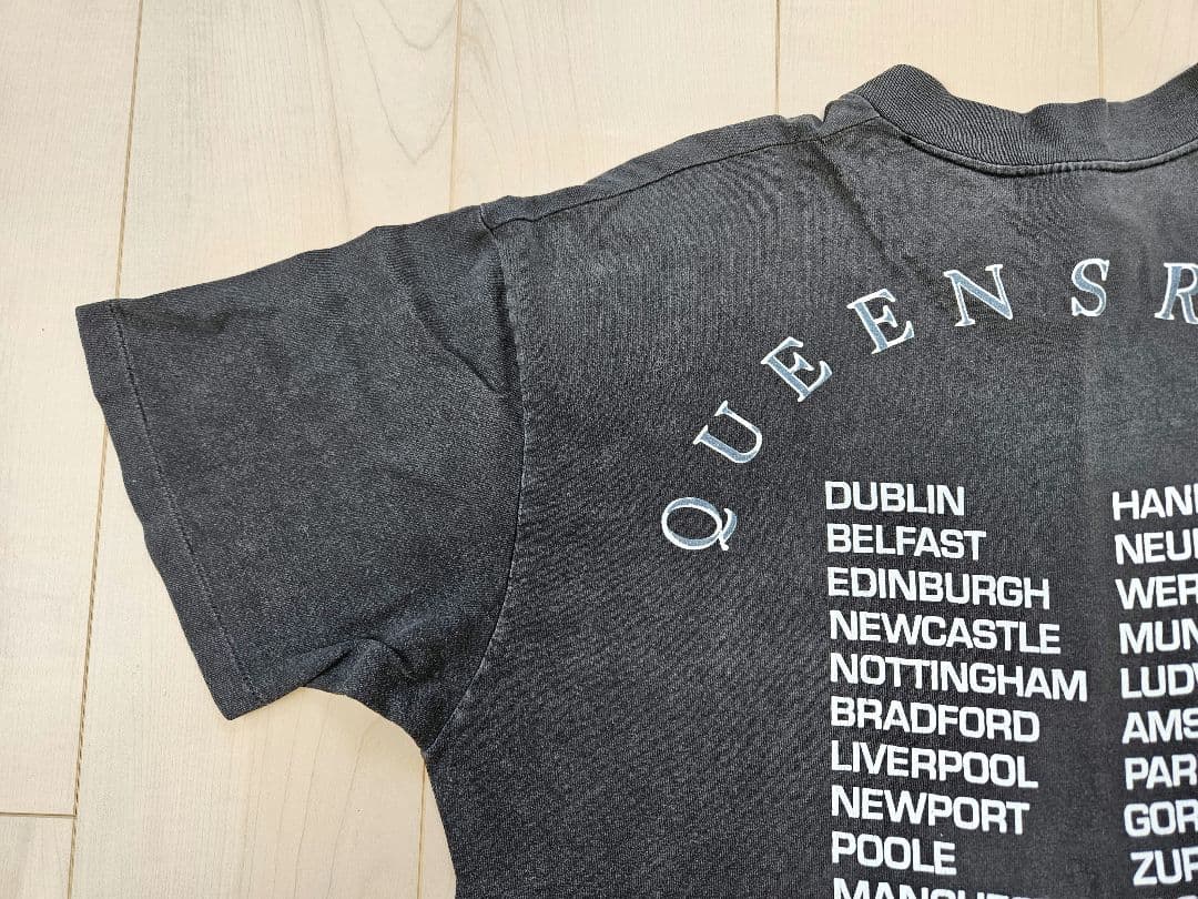 QUEENSRYCHEクイーンズライク　90-91年ワールドツアーTシャツ XL