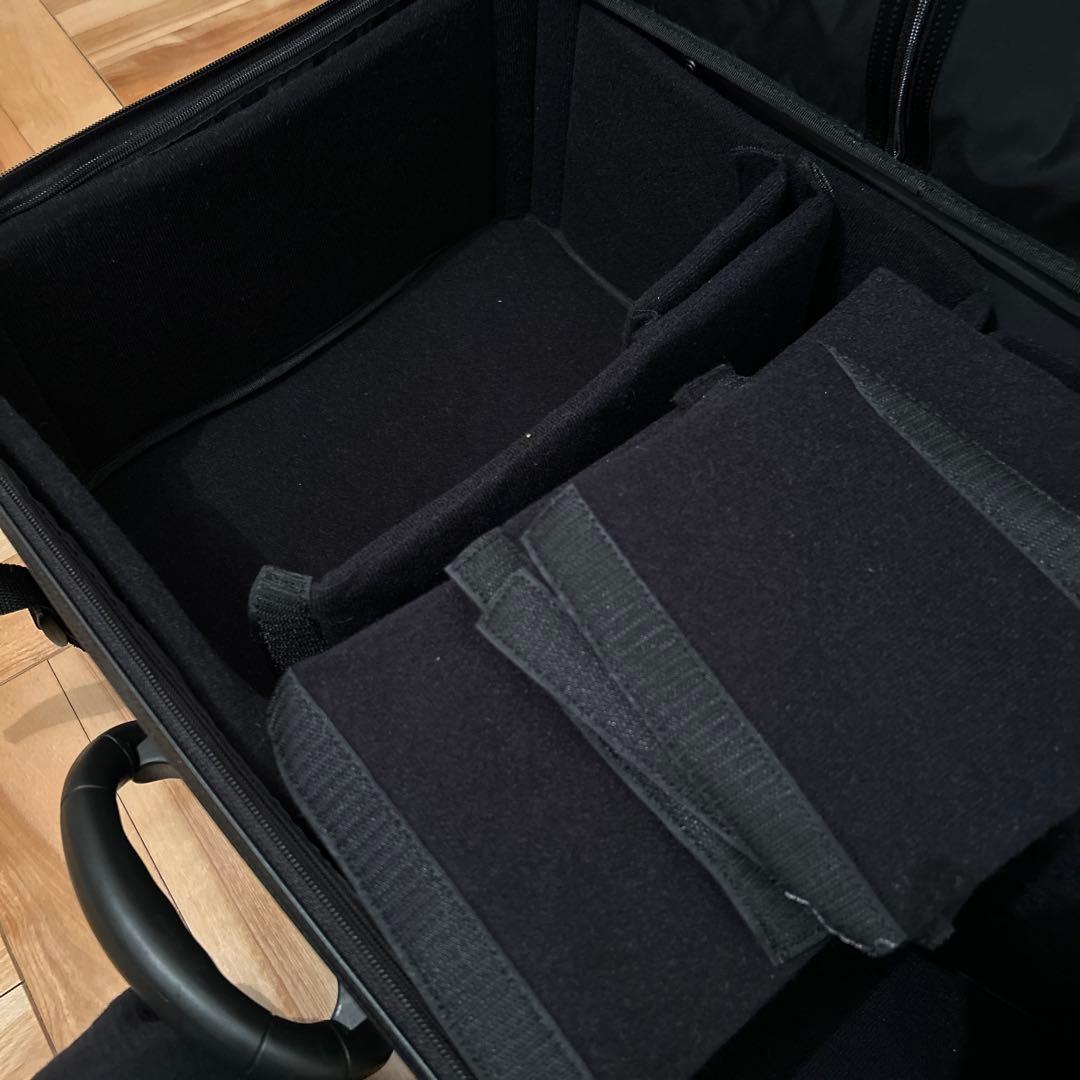 カメラ用 中型 ブラック キャリーカート 旅行用品