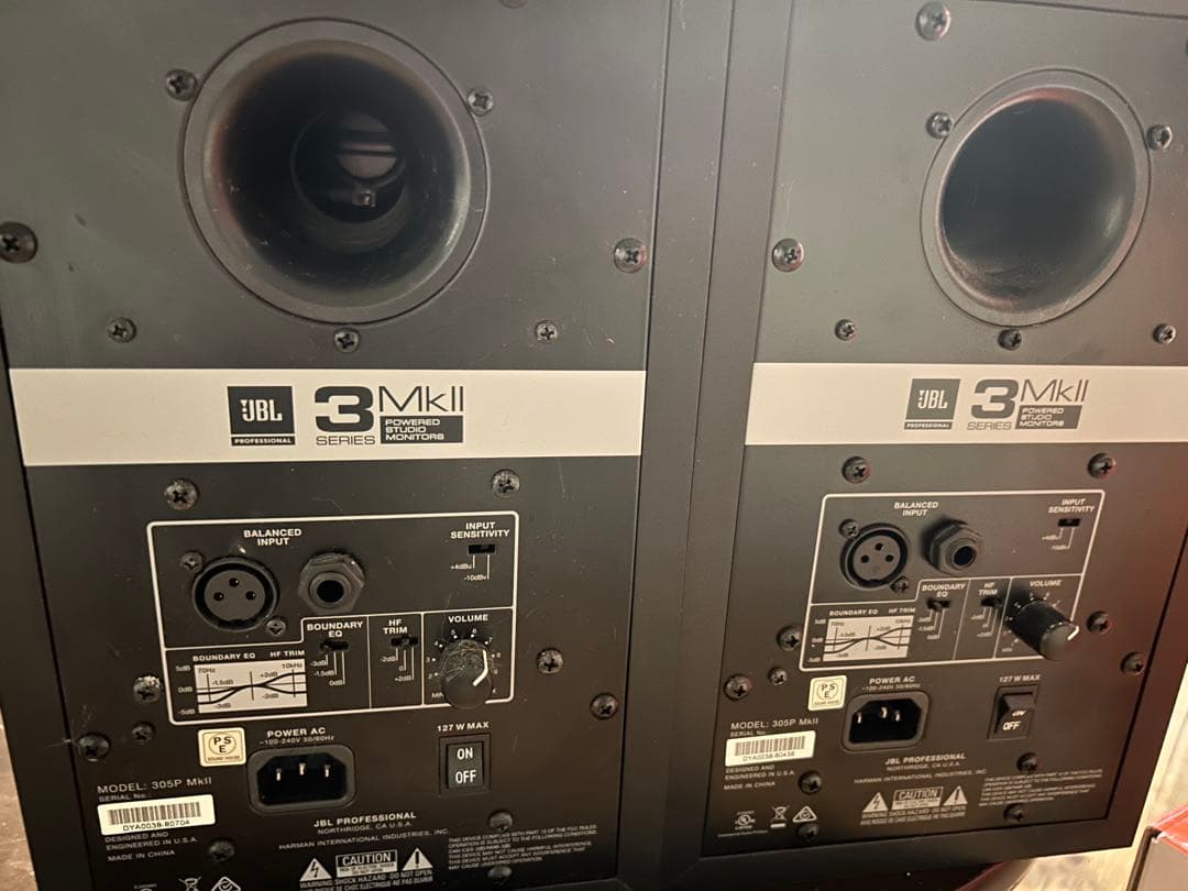 JBL 305PMkII スタジオモニタースピーカー ペア