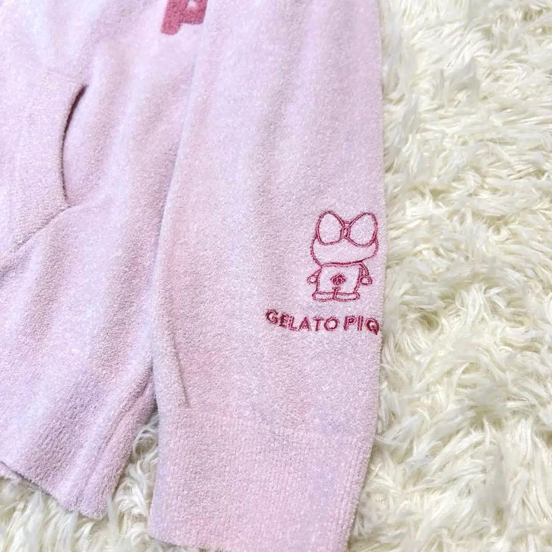 【美品】gelato pique ドラミちゃん　ジャガードパーカー　ジェラピケ
