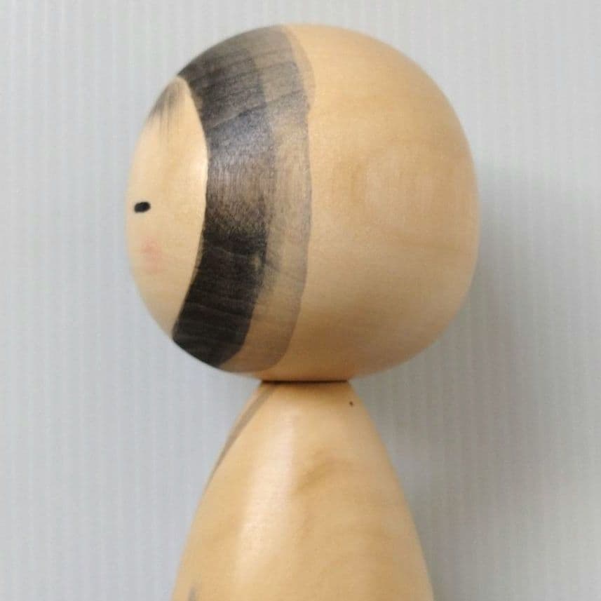 希少 レア こけし 創作こけし 高橋とし子 工人 冬ざくら 工芸品 32cm