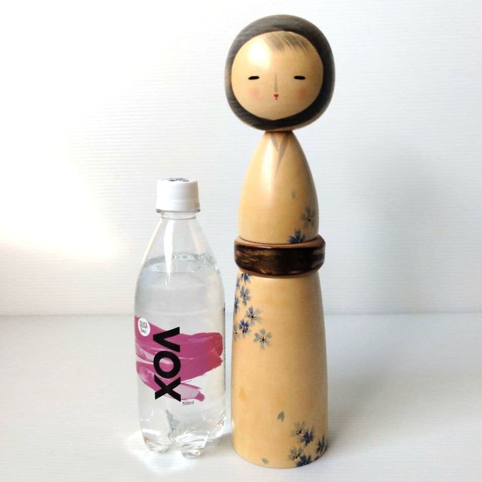 希少 レア こけし 創作こけし 高橋とし子 工人 冬ざくら 工芸品 32cm