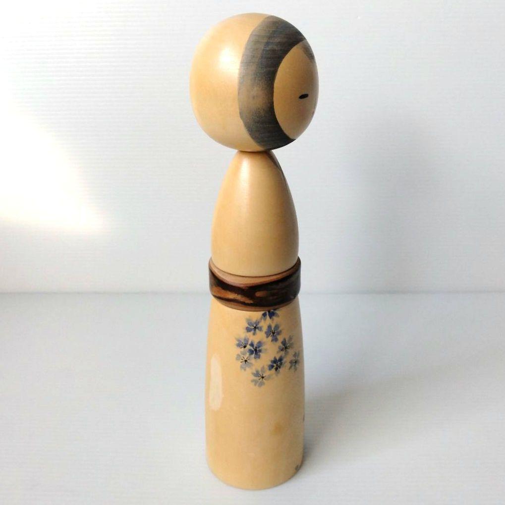 希少 レア こけし 創作こけし 高橋とし子 工人 冬ざくら 工芸品 32cm