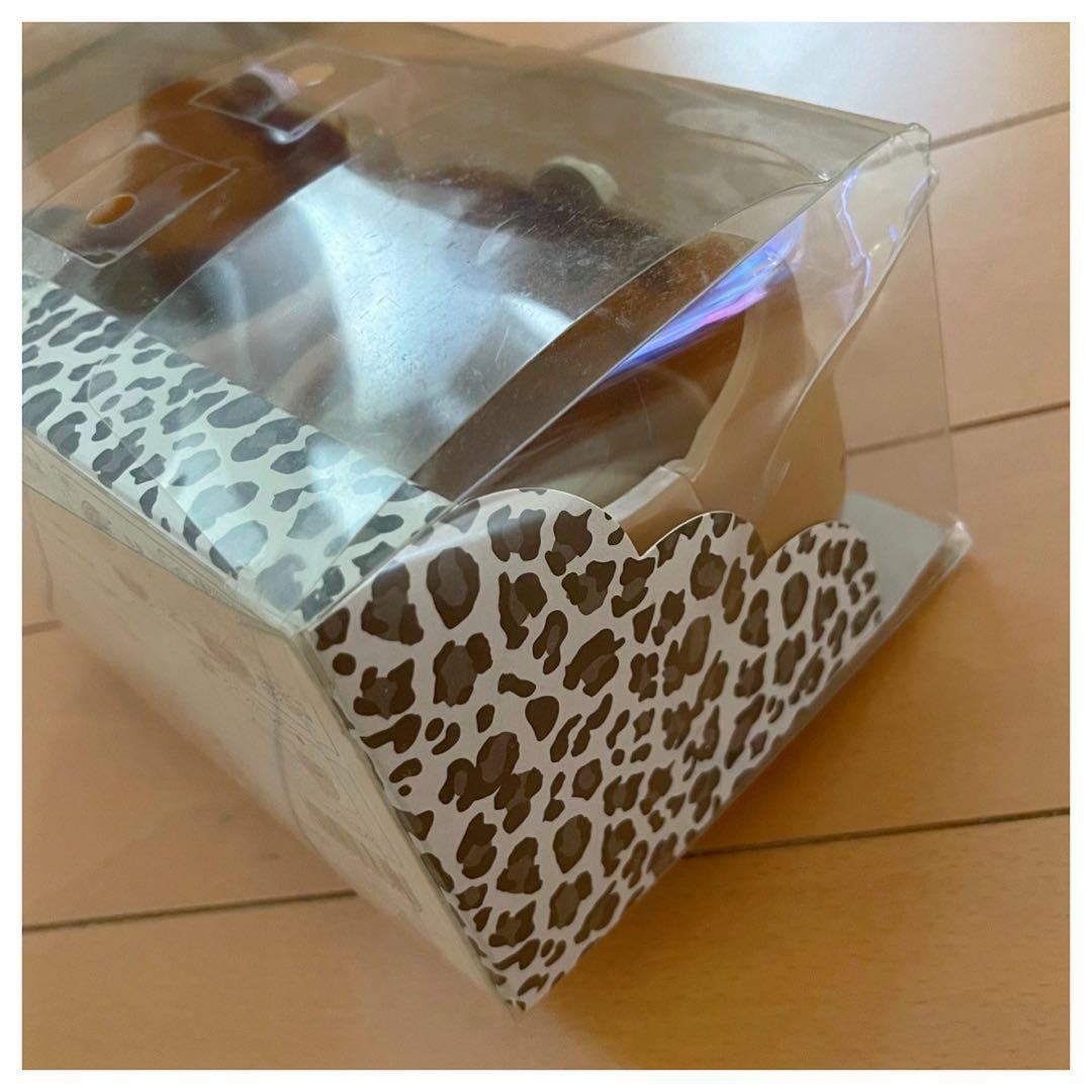 【新品】激レア ハローキティ 日焼け ヒョウ柄 ドリンクホルダー レトロ