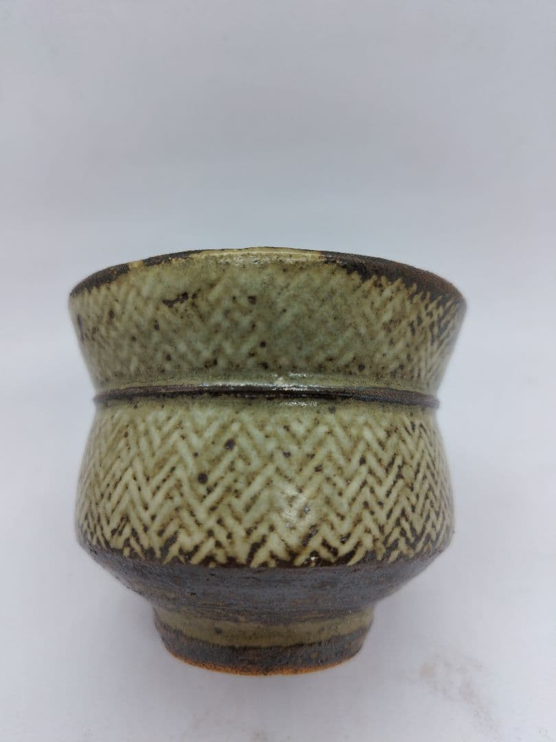 滅多に出会えない逸品！人間国宝島岡達三の象嵌縄文煎茶器、特別価格で！