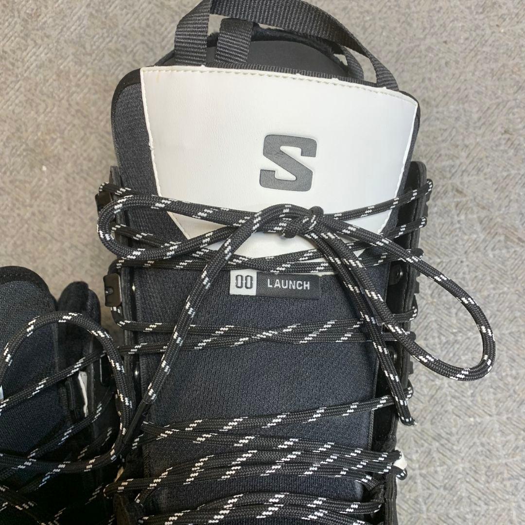 H253\" SALOMON LAUNCH スノーボードブーツ ブラック/ホワイト
