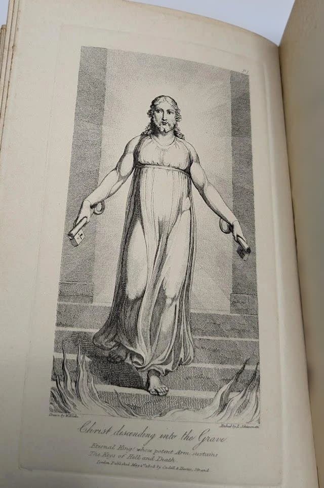 ★希少 ★ウィリアム・ブレイク★挿画本 The Grave★銅版画 13点★