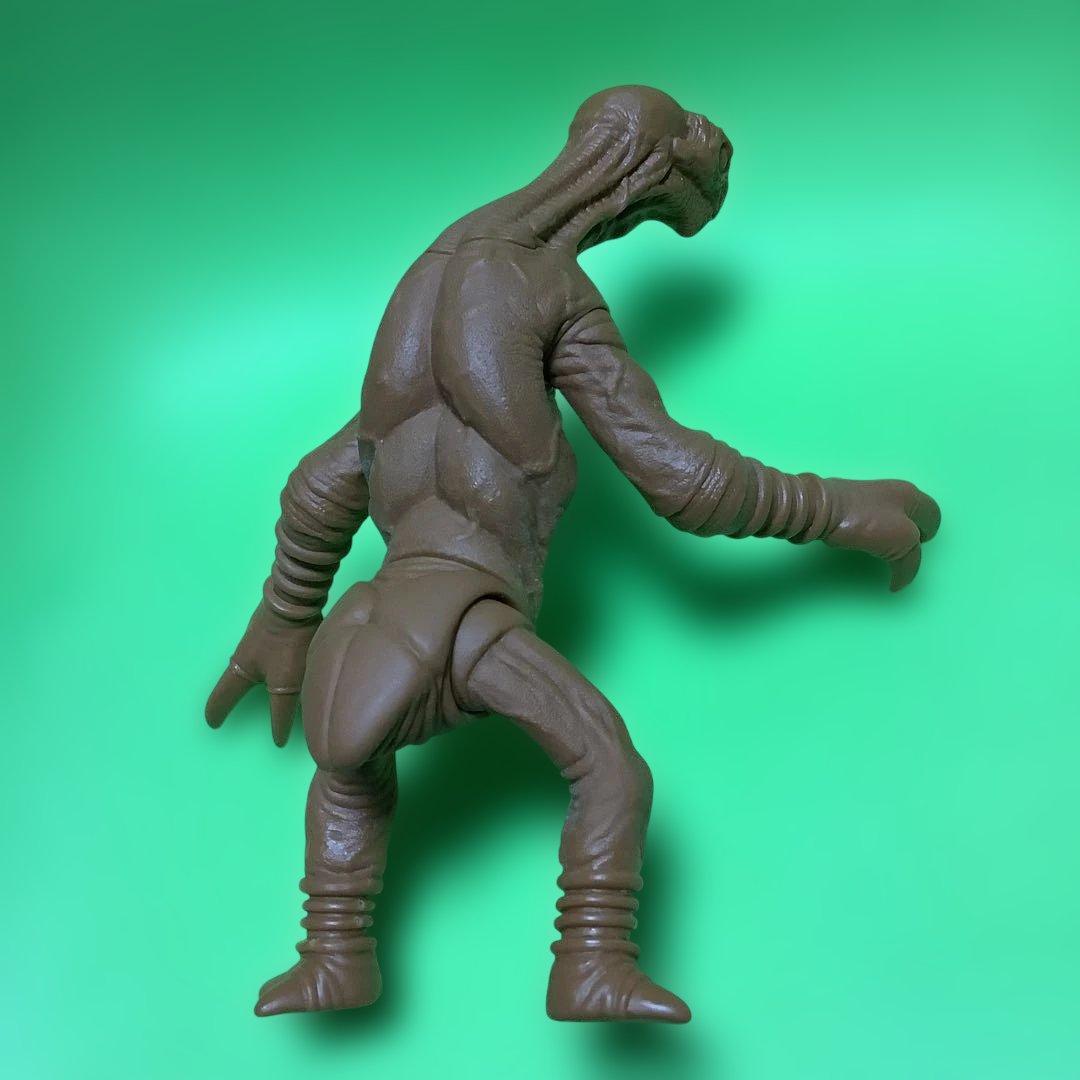 ビリケン商会★ソフビ★ガレージキット★レーザーブラスト★トカゲ宇宙人★組み立て済