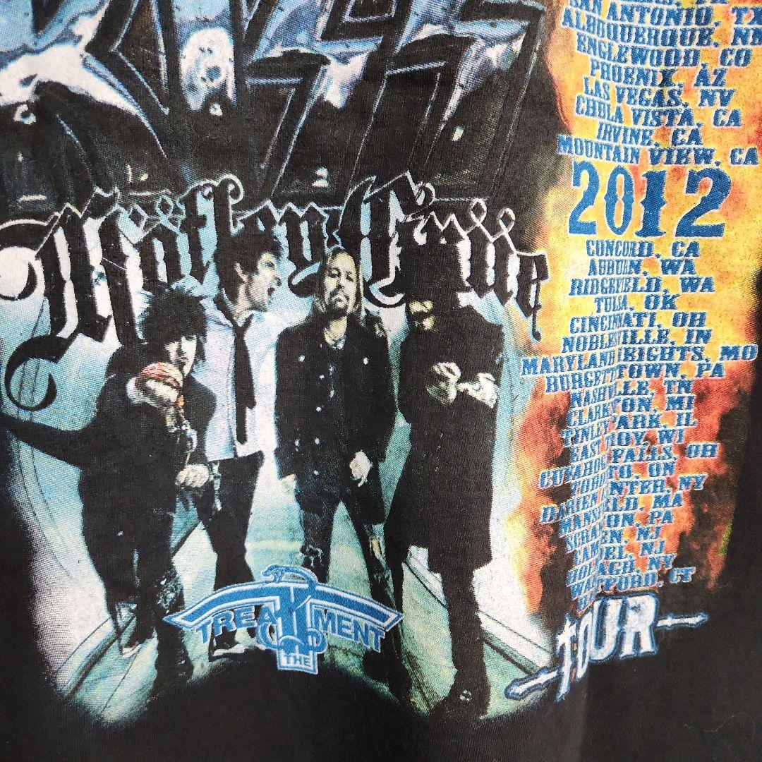 キッス　モトリークルー　ツアーT　バンドT　黒　XXL　2012